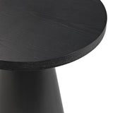 Portland Round Coffee Table in Black - Tampa Furniture Outlet