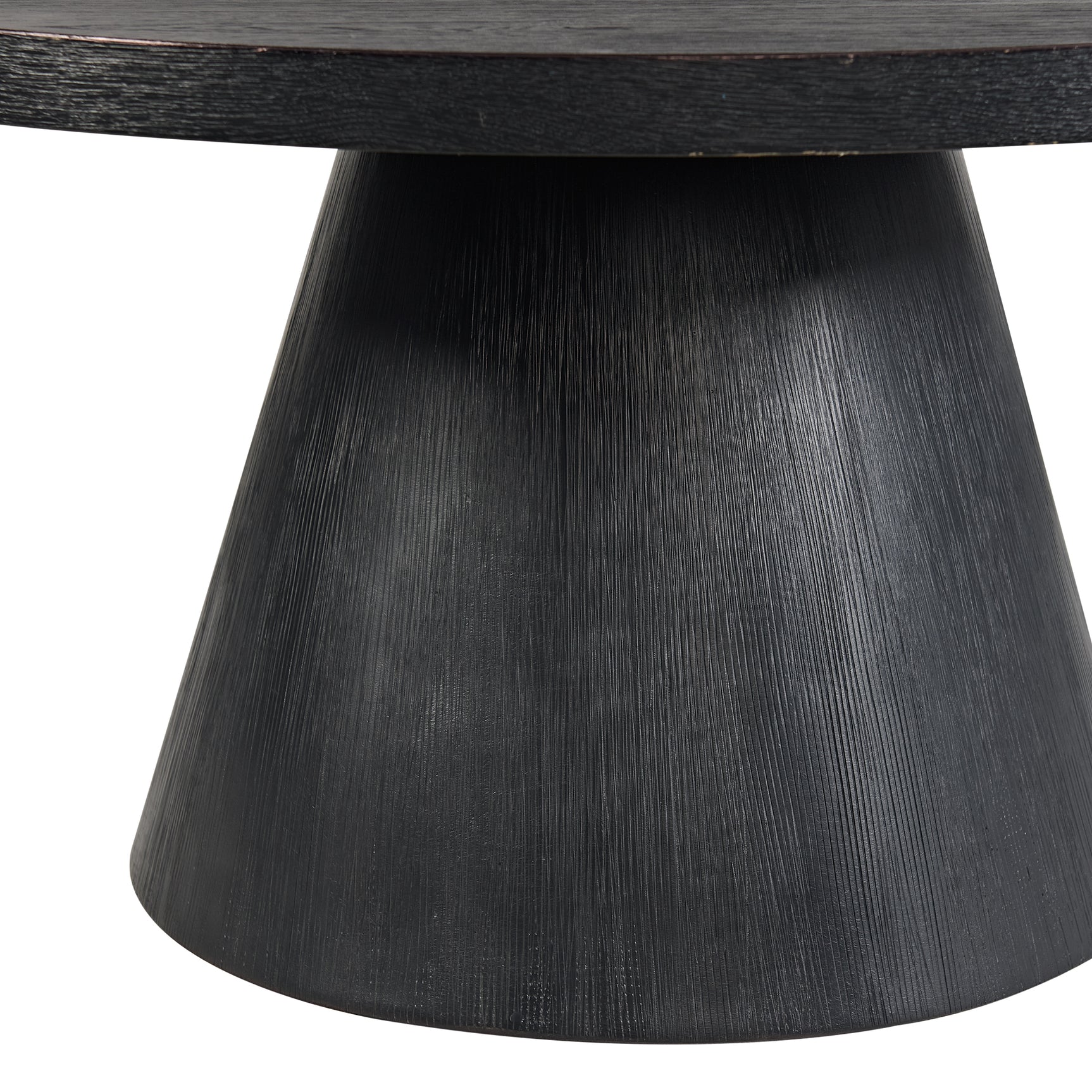 Portland Round Coffee Table in Black - Tampa Furniture Outlet
