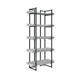 Preston Bookshelf Grey - Tampa Furniture Outlet