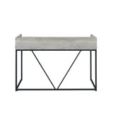 Preston Desk - Grey - Tampa Furniture Outlet