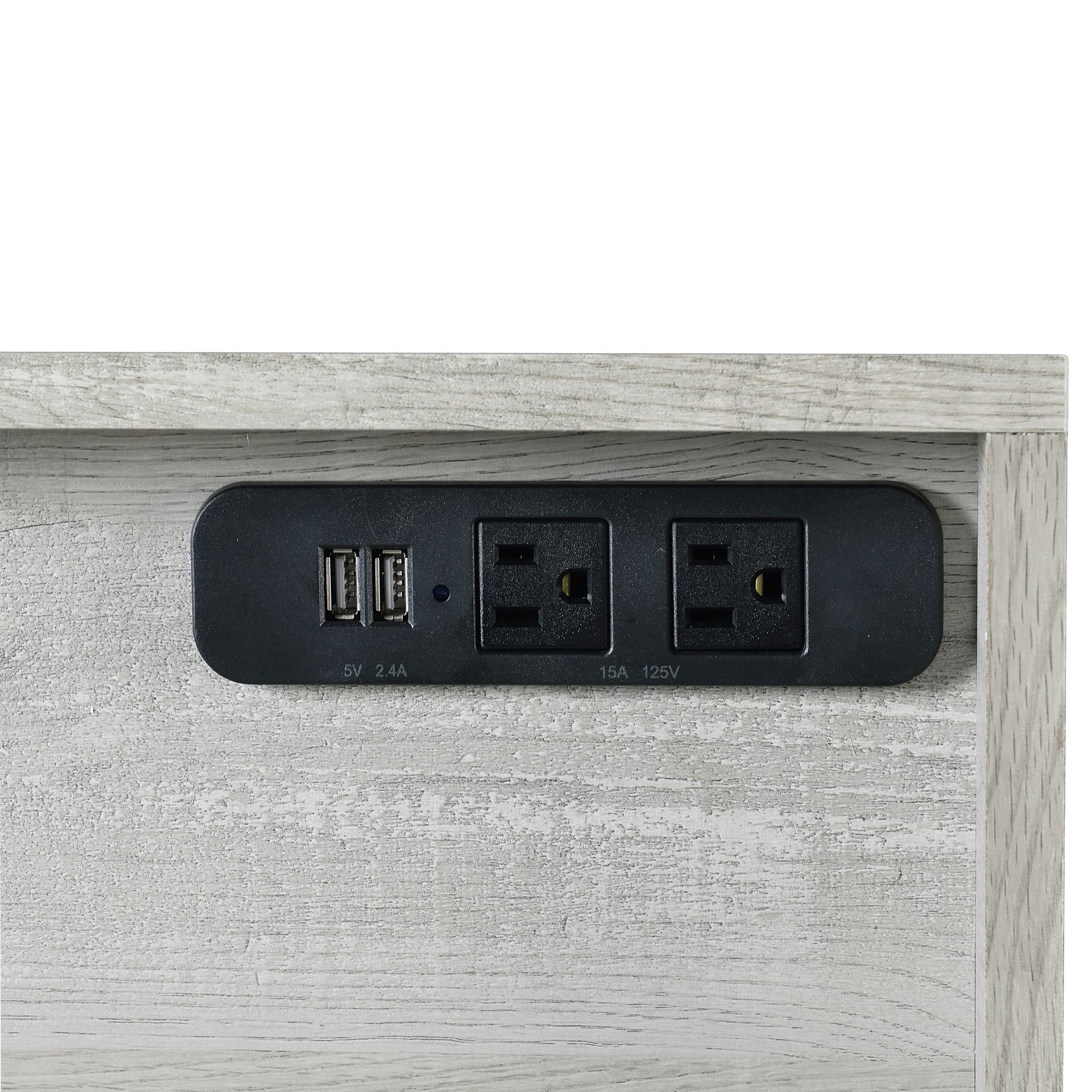 Preston Desk - Grey - Tampa Furniture Outlet