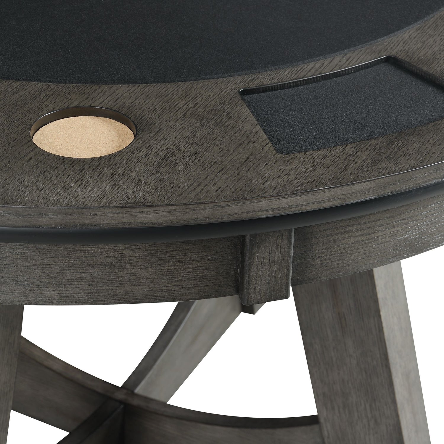 Prince Round Game Table - Tampa Furniture Outlet