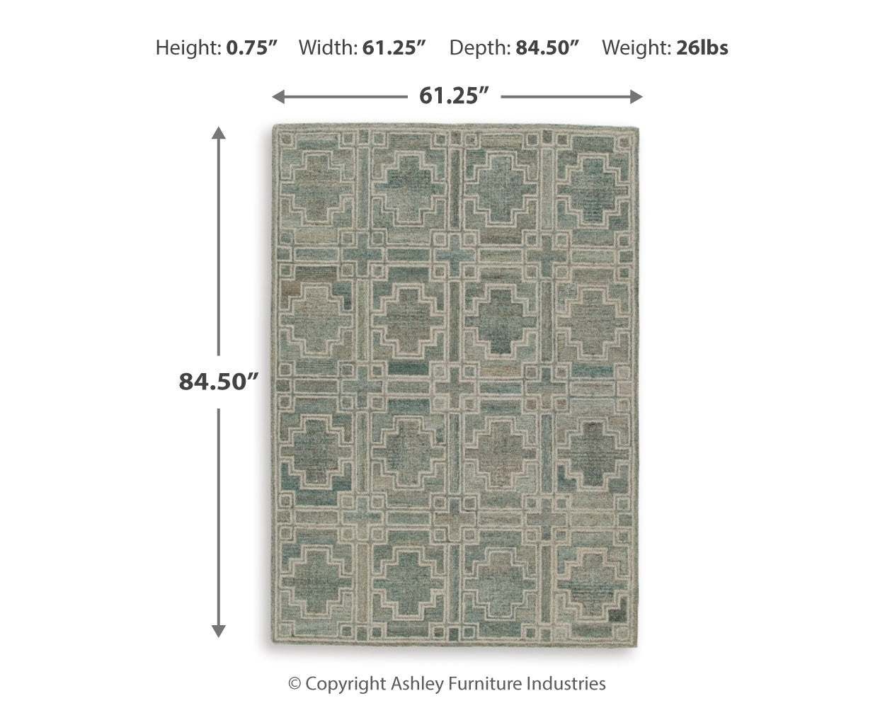 Jossland Rug - Tampa Furniture Outlet