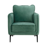 Rae Chair in Lavish 152 Green Velvet