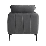 Rae Chair in Lavish 152 Grey Velvet