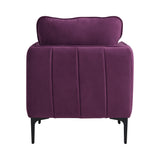 Rae Chair in Lavish 152 Purple Velvet