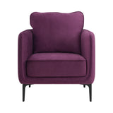 Rae Chair in Lavish 152 Purple Velvet