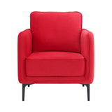Rae Chair in Lavish 152 Red Velvet