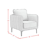 Rae Chair in Lavish 152 Green Velvet - Tampa Furniture Outlet