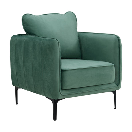 Rae Chair in Lavish 152 Green Velvet - Tampa Furniture Outlet