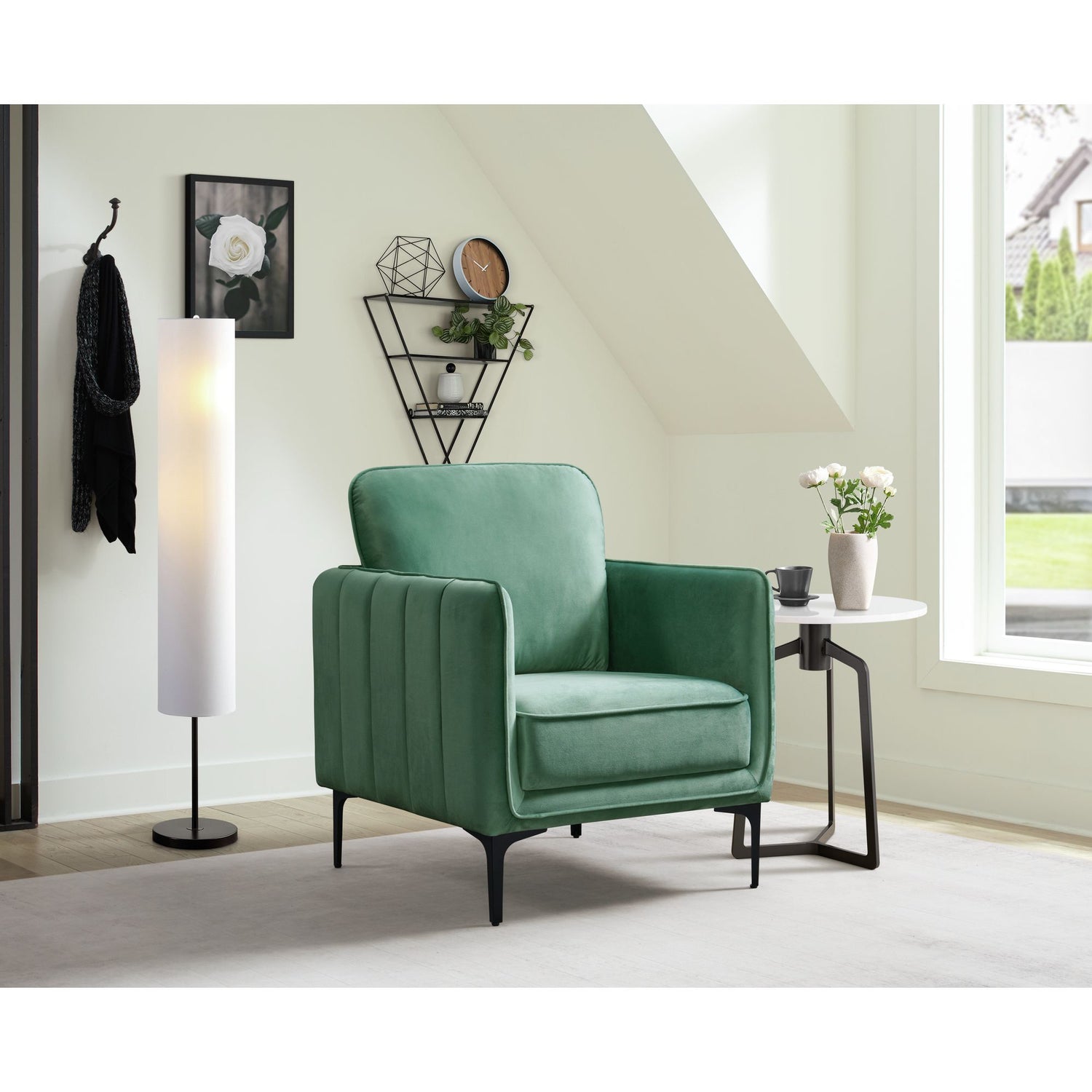 Rae Chair in Lavish 152 Green Velvet – SKU U-4460-8562-100 | Elements