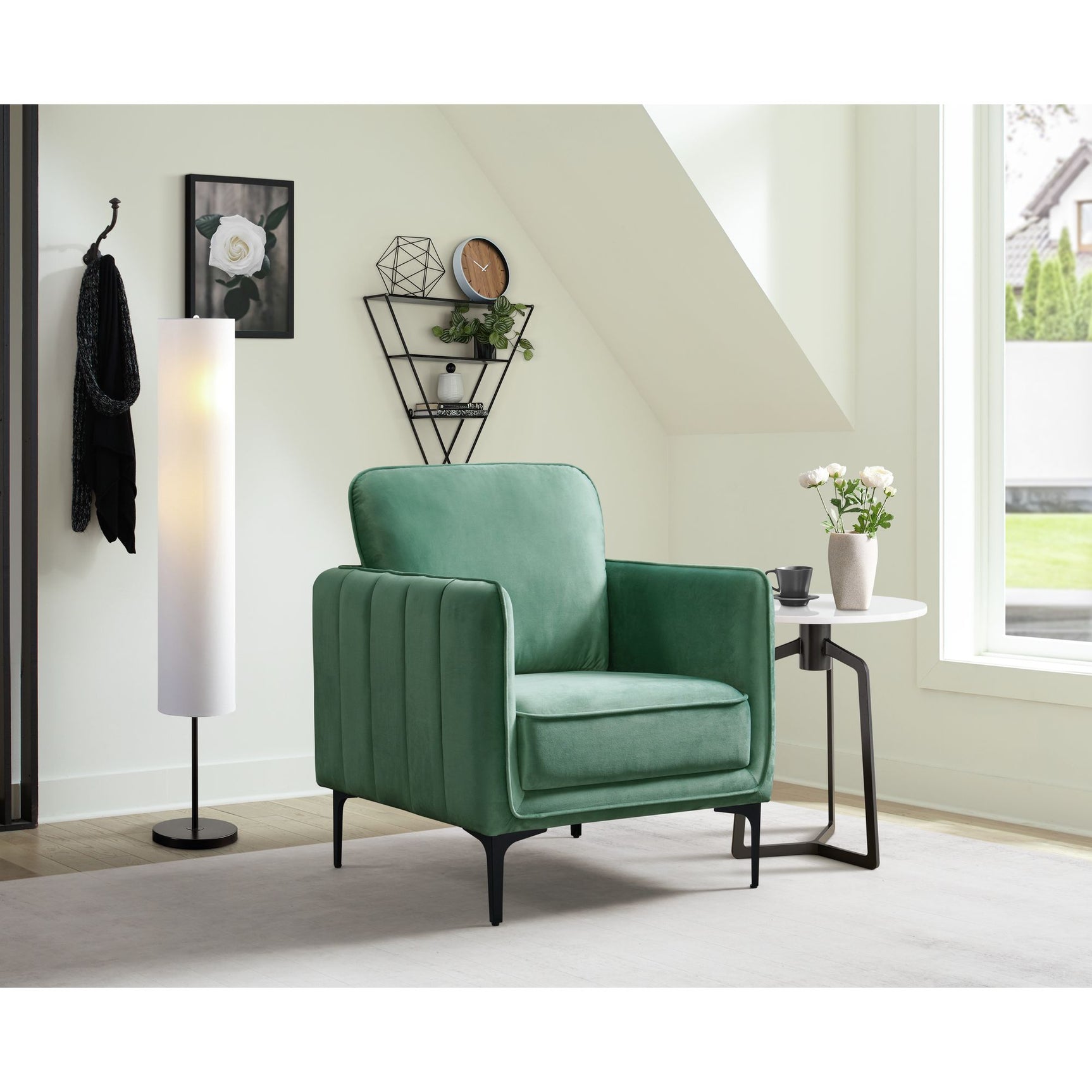 Rae Chair in Lavish 152 Green Velvet – SKU U-4460-8562-100 | Elements