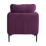 Rae Chair in Lavish 152 Purple Velvet - Tampa Furniture Outlet