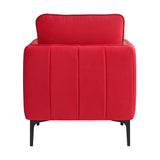 Rae Chair in Lavish 152 Red Velvet - Tampa Furniture Outlet