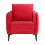 Rae Chair in Lavish 152 Red Velvet - Tampa Furniture Outlet