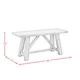 Renegade 64" 6pc Dining Set(Kd) - Tampa Furniture Outlet