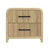 Ridgemont 2-Drawer Nightstand with USB in Natural - Tampa Furniture Outlet