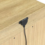 Ridgemont 2-Drawer Nightstand with USB in Natural - Tampa Furniture Outlet