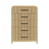 Ridgemont 5-Drawer Chest in Natural - Tampa Furniture Outlet