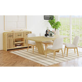 Ridgemont Rectangular Dining Table in Natural - Tampa Furniture Outlet