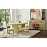 Ridgemont Dining Side Chair with White Fabric in Natural (2 Per Carton) – SKU D-14440-6-SC2 | Elements