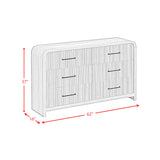 Ridgemont 6-Drawer Dresser in Natural - Tampa Furniture Outlet