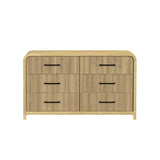 Ridgemont 6-Drawer Dresser in Natural - Tampa Furniture Outlet