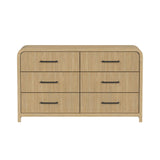 Ridgemont 6-Drawer Dresser in Natural