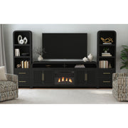 Ridgemont Side Piers in Black with Grain – SKU LA-14440-8W-SP | Elements