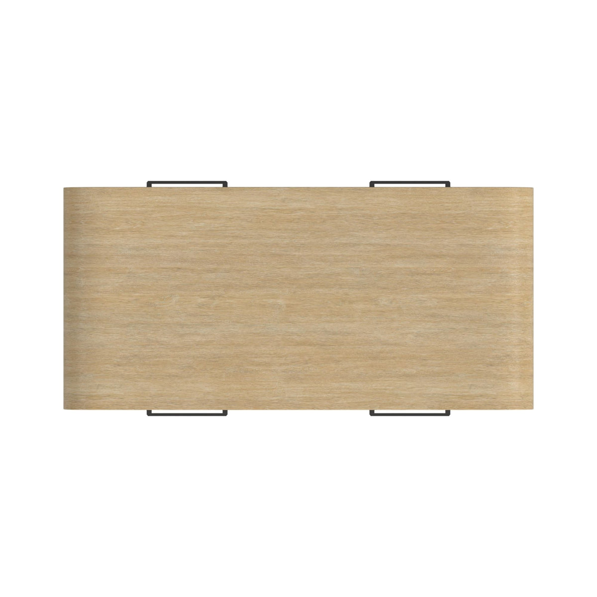 Ridgemont Coffee Table with Casters/Push Through Drawer in Natural