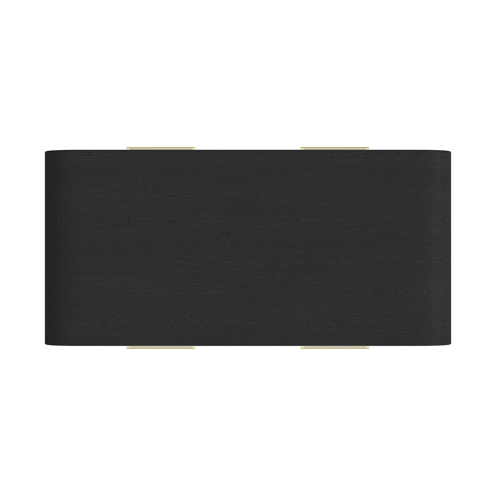 Ridgemont Coffee Table with Casters/Push Through Drawer in Black with Grain - Tampa Furniture Outlet