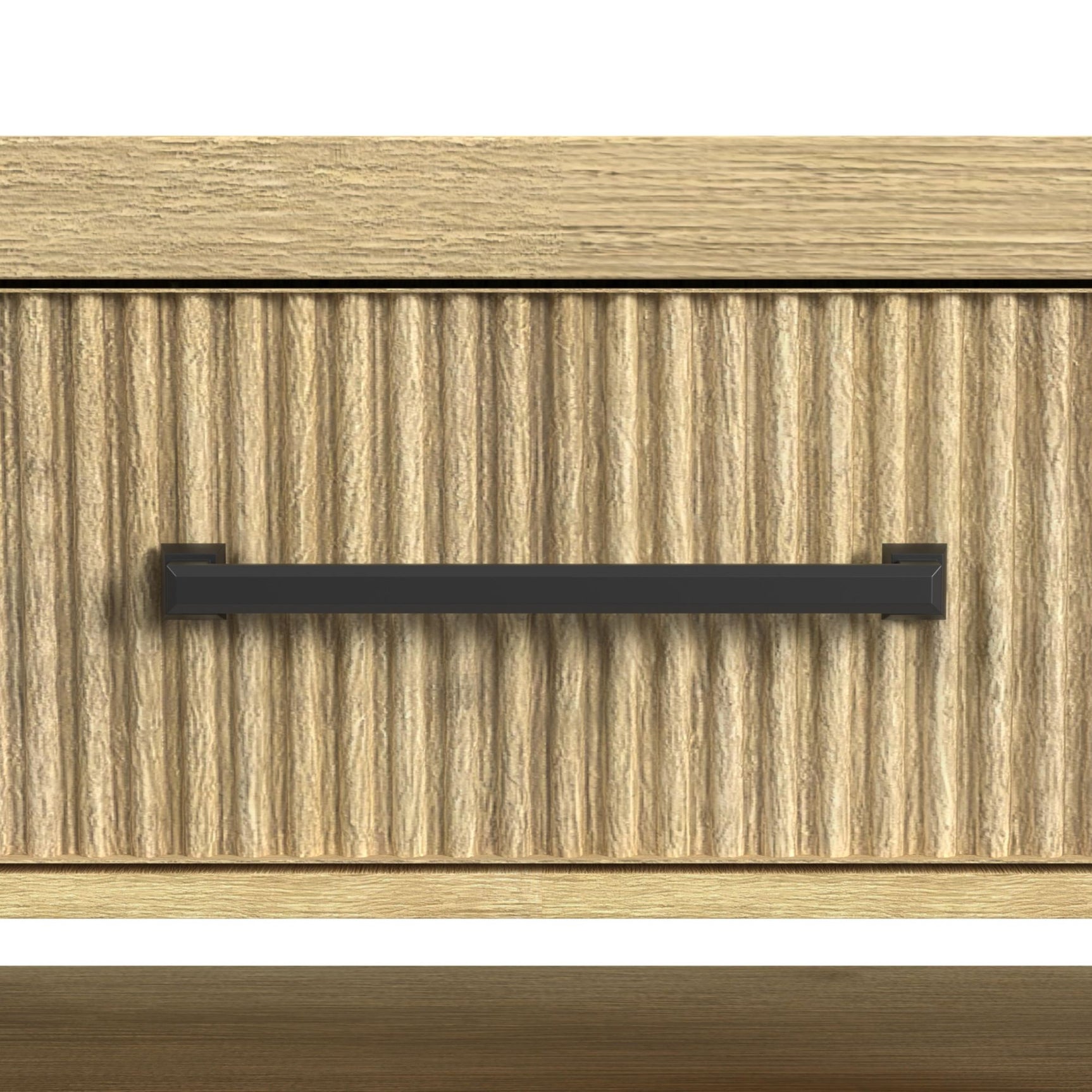 Ridgemont Coffee Table with Casters/Push Through Drawer in Natural - Tampa Furniture Outlet