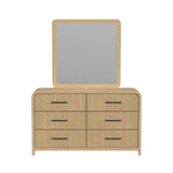 Ridgemont Dresser and Mirror Set in Natural