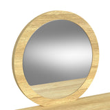 Ridgemont Dressing Table and Mirror in Natural - Tampa Furniture Outlet