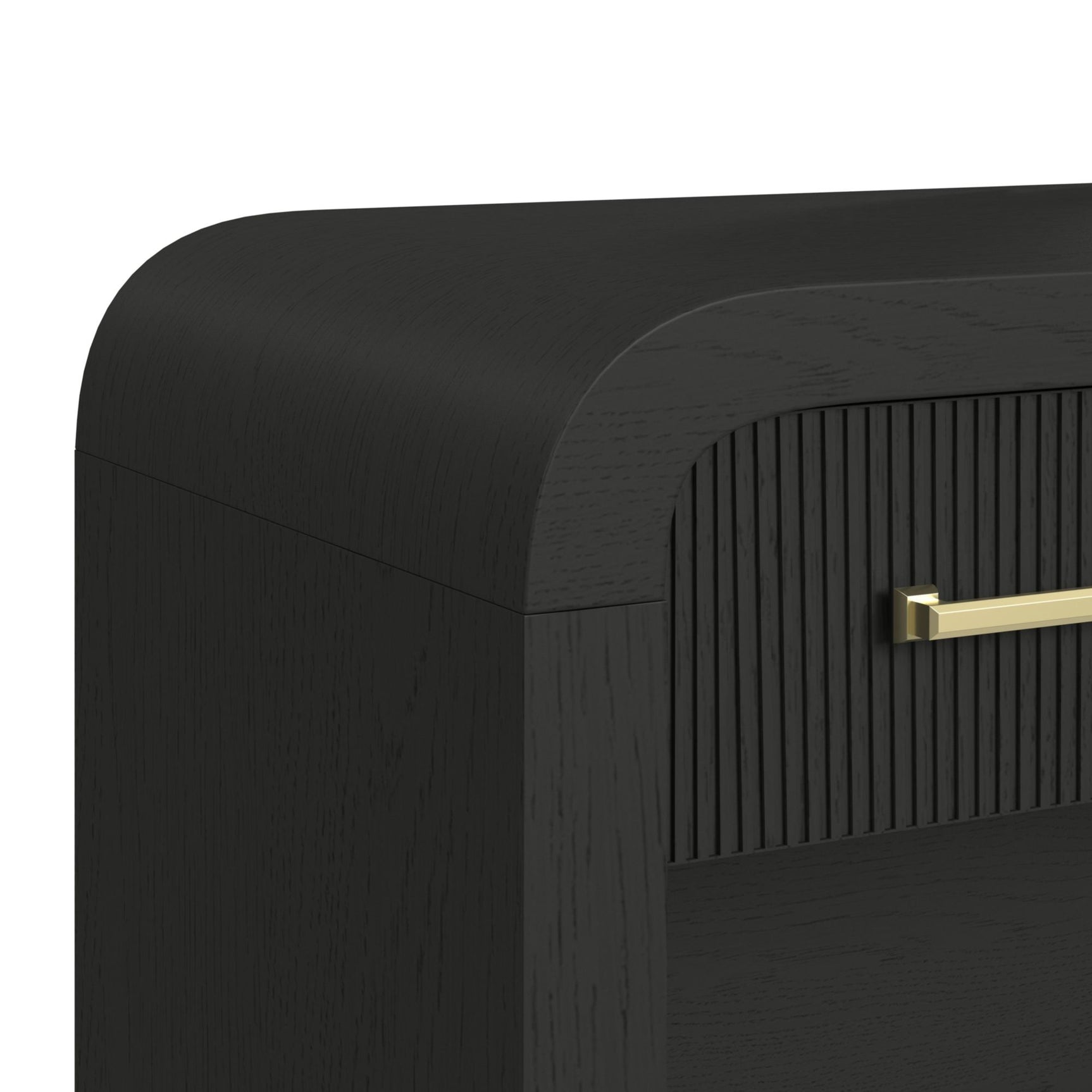 Ridgemont Dressing Table in Black with Grain - Tampa Furniture Outlet