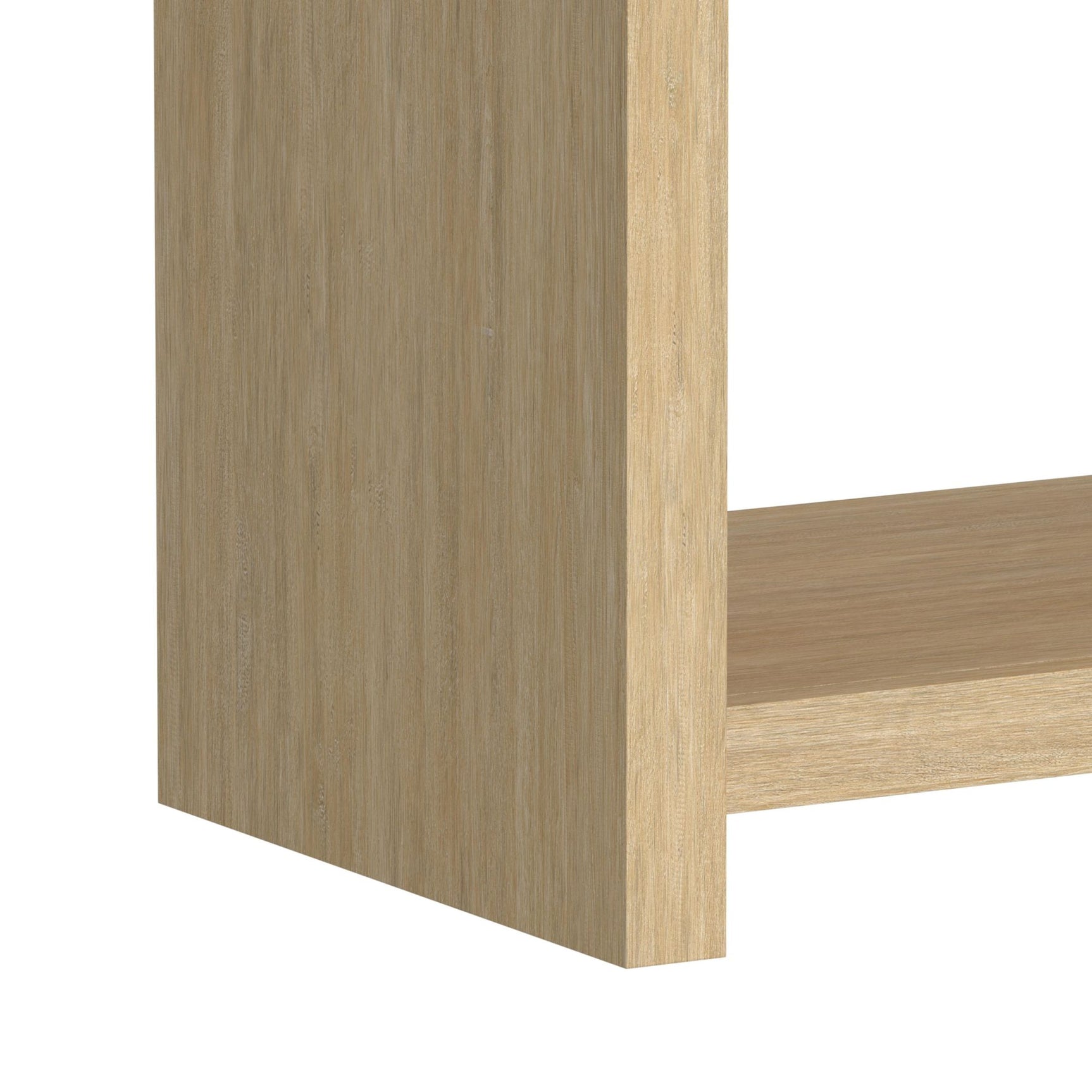 Ridgemont End Table with USB in Natural