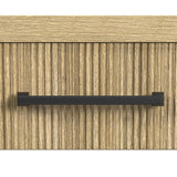 Ridgemont End Table with USB in Natural - Tampa Furniture Outlet