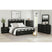 Ridgemont King Storage Bed in Black with Grain – SKU B-14440-8W-KSB | Elements