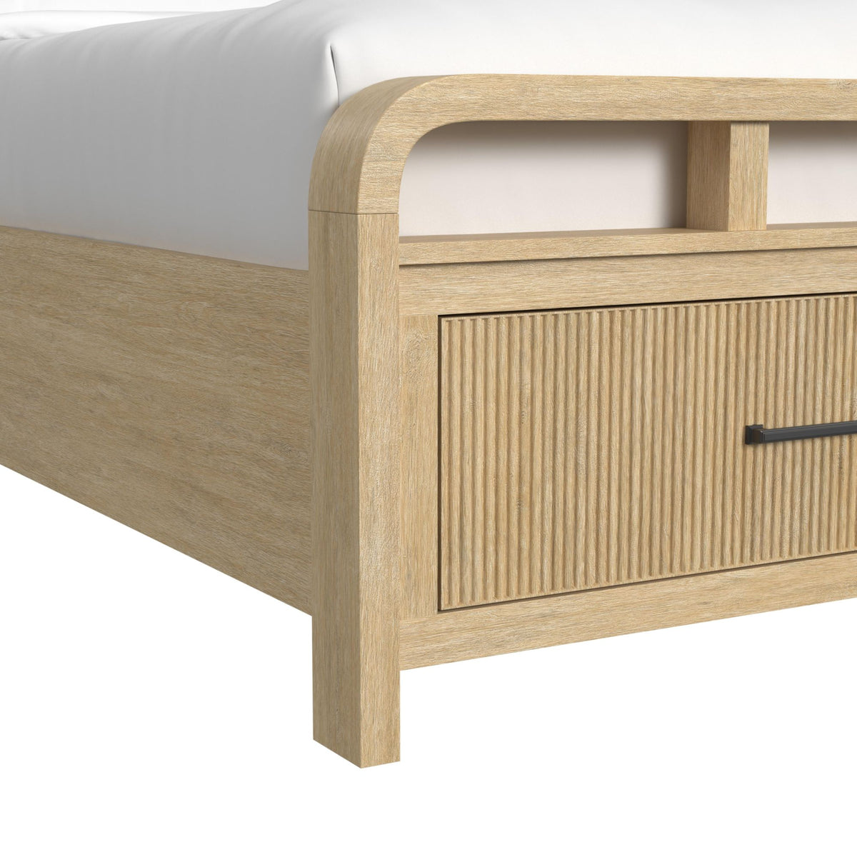 Ridgemont King Storage Bed in Natural