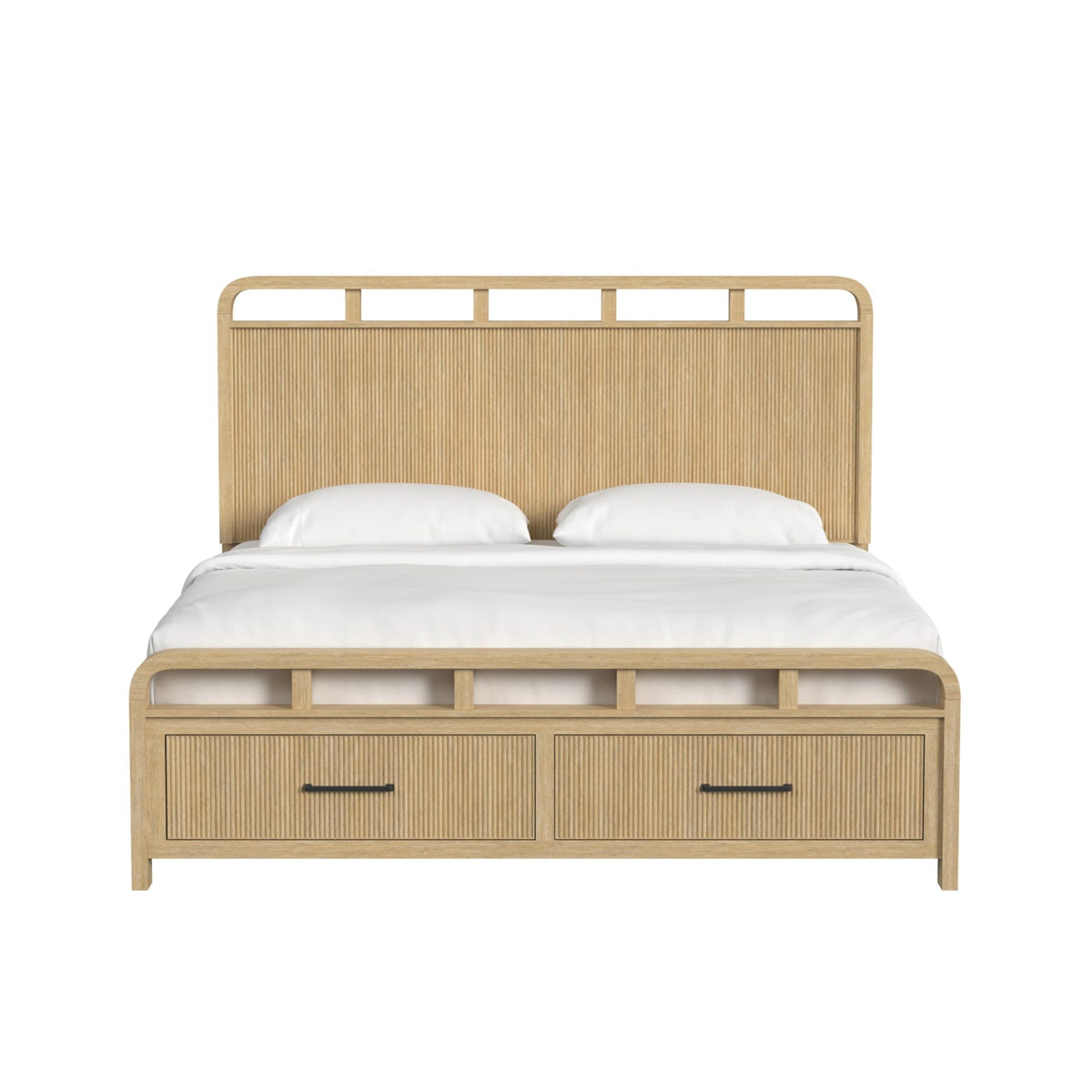 Ridgemont King Storage Bed in Natural