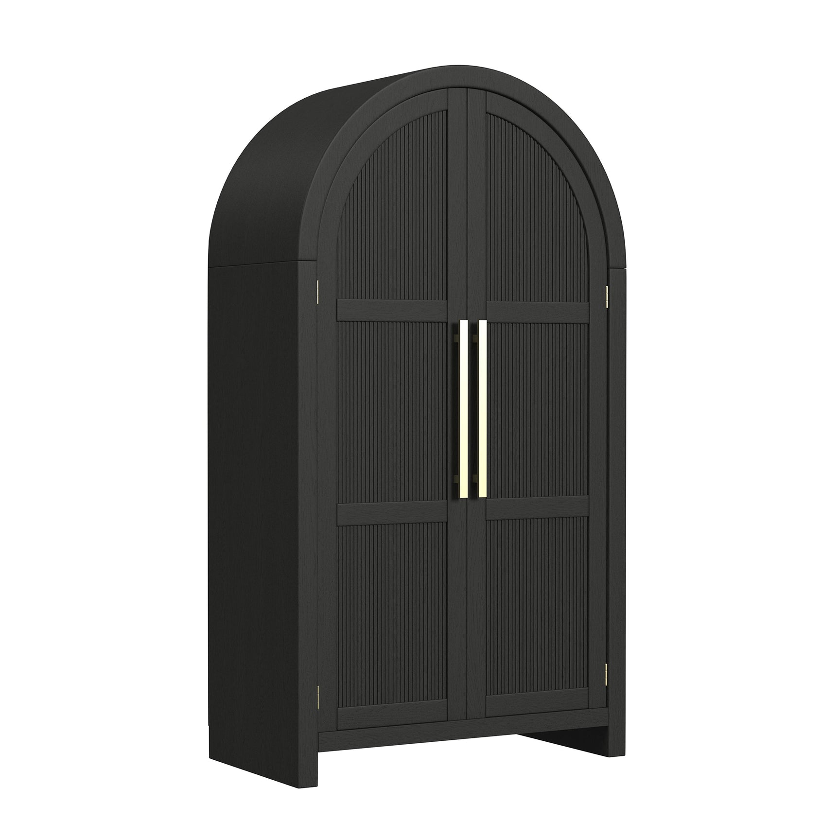 Ridgemont Large Bookcase in Black with Grain - Tampa Furniture Outlet
