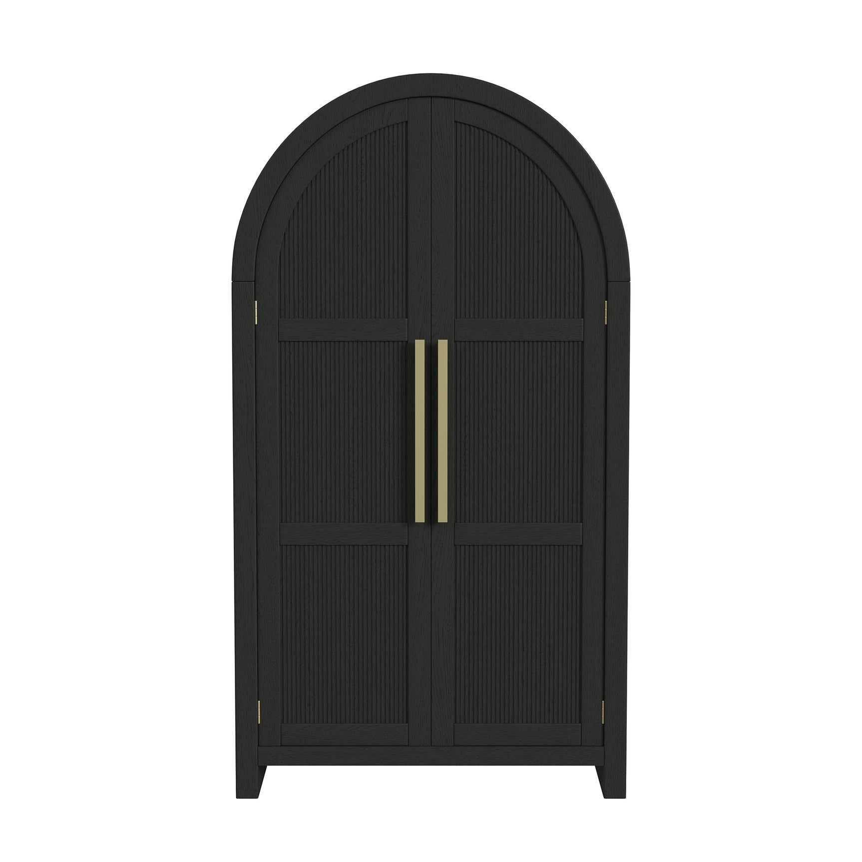 Ridgemont Large Bookcase in Black with Grain - Tampa Furniture Outlet