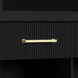 Ridgemont Loft Complete Bunk Bed in Black with Grain