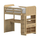 Ridgemont Loft Complete Bunk Bed in Natural