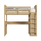 Ridgemont Loft Complete Bunk Bed in Natural