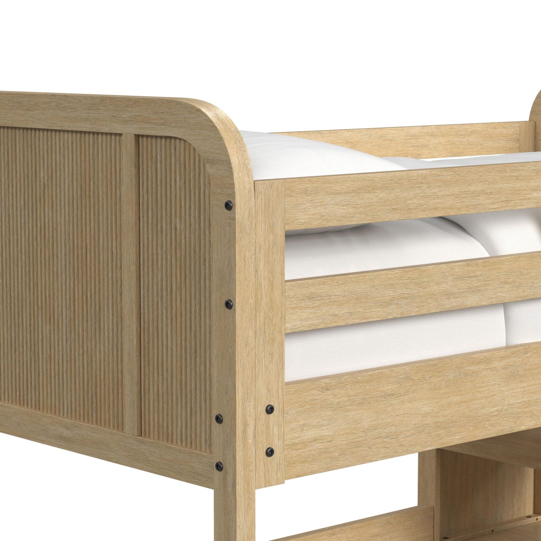 Ridgemont Loft Complete Bunk Bed in Natural