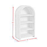 Ridgemont Open Bookcase in Natural - Tampa Furniture Outlet