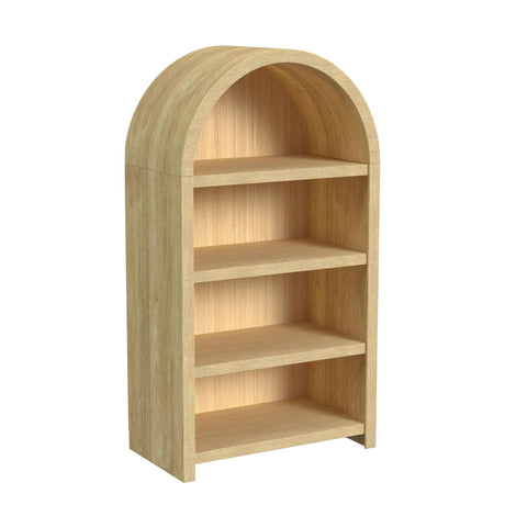 Ridgemont Open Bookcase in Natural - Tampa Furniture Outlet