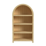 Ridgemont Open Bookcase in Natural - Tampa Furniture Outlet
