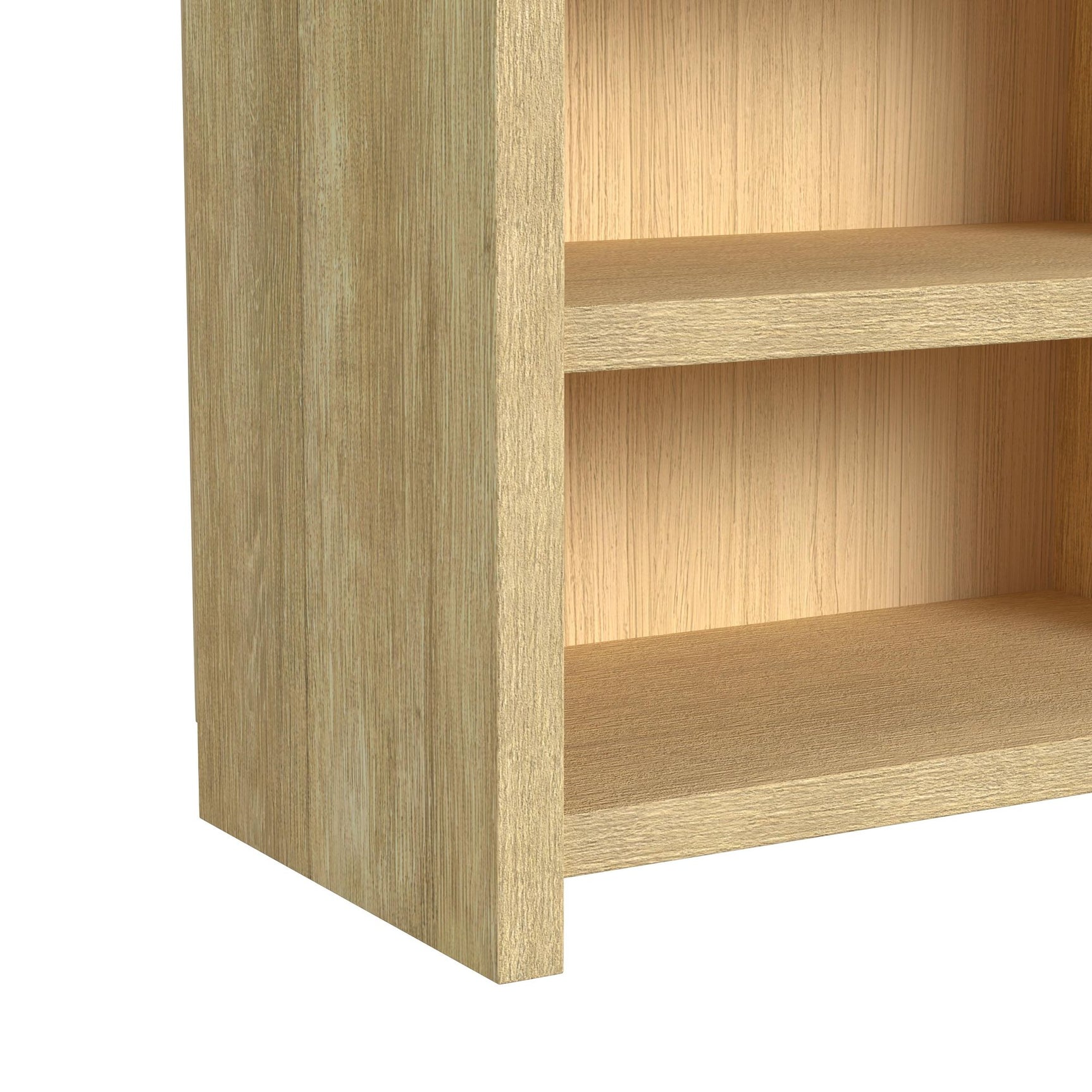 Ridgemont Open Bookcase in Natural - Tampa Furniture Outlet